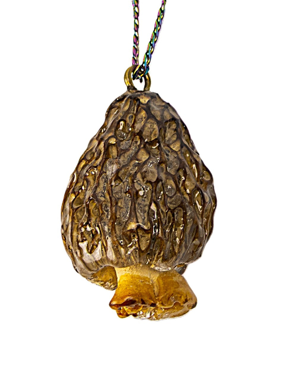 Real Morel Mushroom Necklace